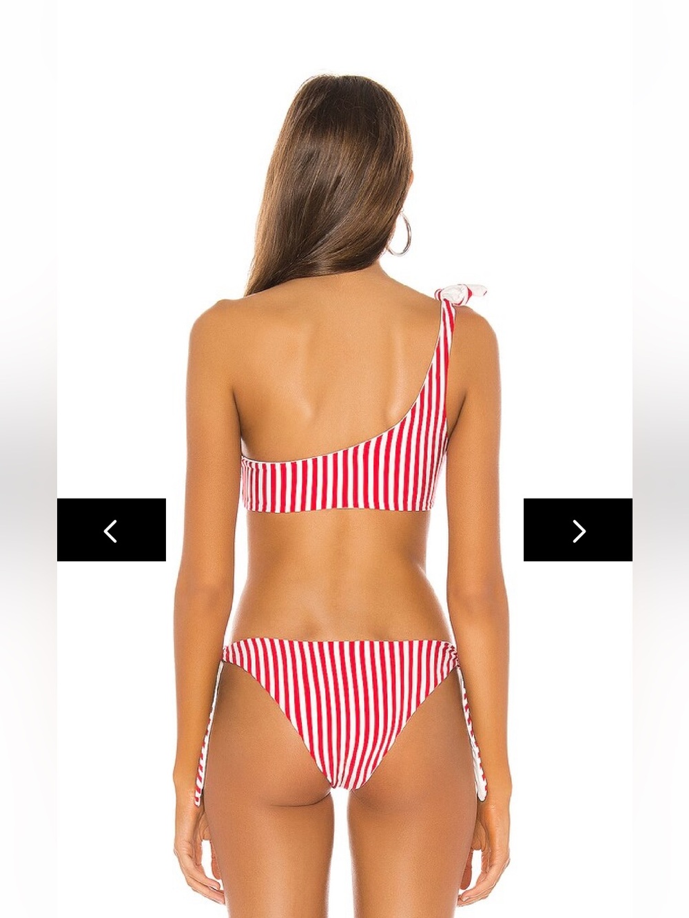 Revolver superdown clari bikini in red stripe - Picture 3 of 8